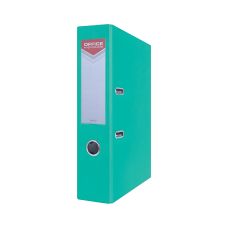 Segregator OFFICE PRODUCTS Officer z tworzywa PP na dokumenty A4 o pojemności 75 mm turkusowy
