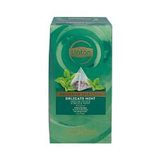 Herbata Lipton Exclusive Selection piramidki delikatna mięta 25 kopert 1,5 g