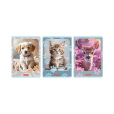 Zeszyt A4 32 kartki kratka z marginesem Herlitz Animals
