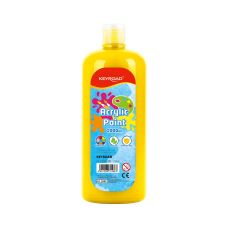 Farba akrylowa KEYROAD żółta 1000ml w butelce do biura eventów cateringu