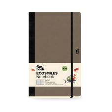 Notatnik Flexbook 13cm x 21cm Ecosmiles w linie Coffee