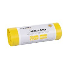 Worki na śmieci DONAU HOME, do segregacji, plastik (LDPE), 120l, 10 szt., żółte