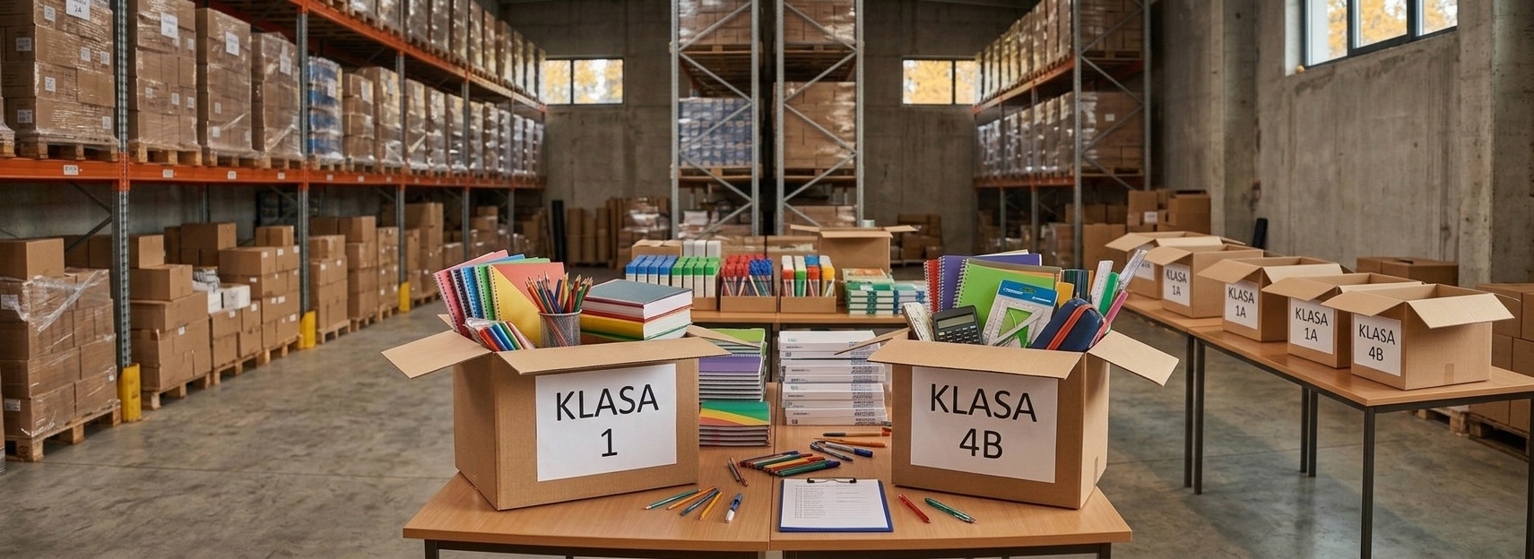 Rodzice organizujący wspólne zakupy szkolne dla całej klasy
